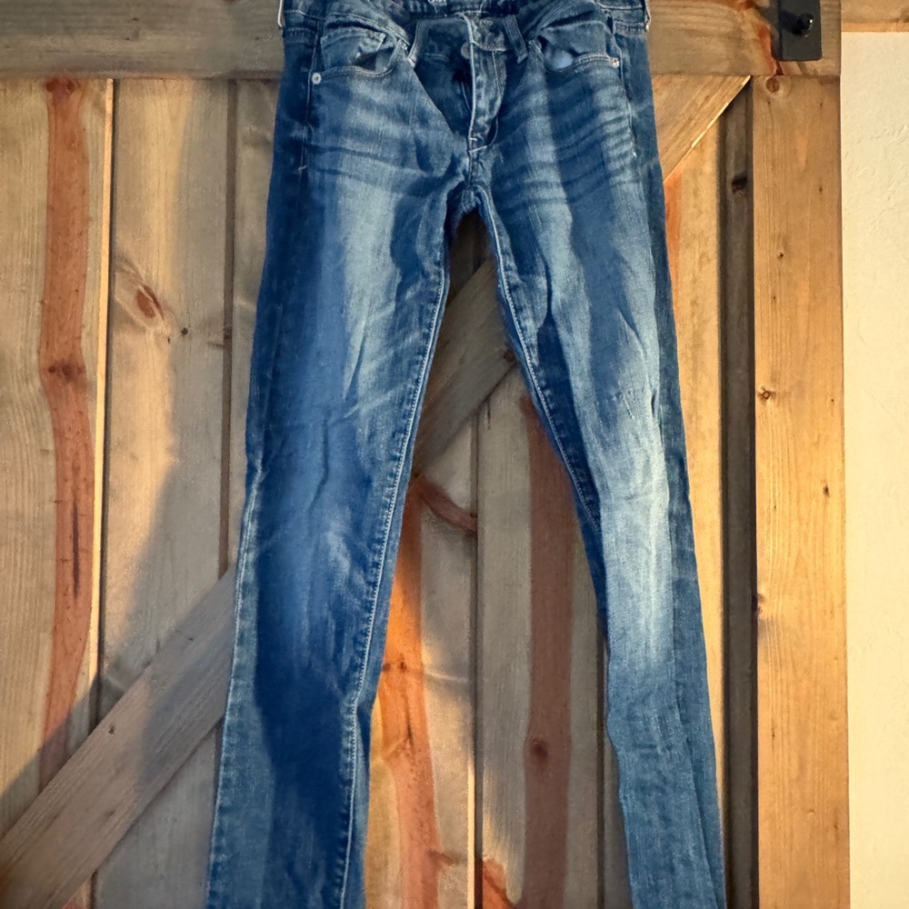 American Eagle Outfitters Women's Blue Skinny Jeans